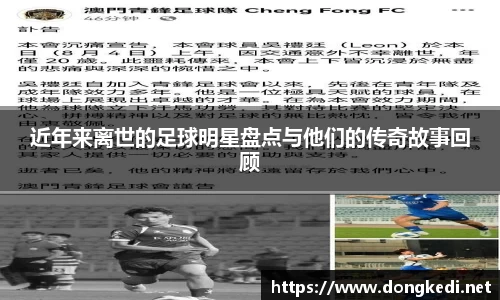 近年来离世的足球明星盘点与他们的传奇故事回顾